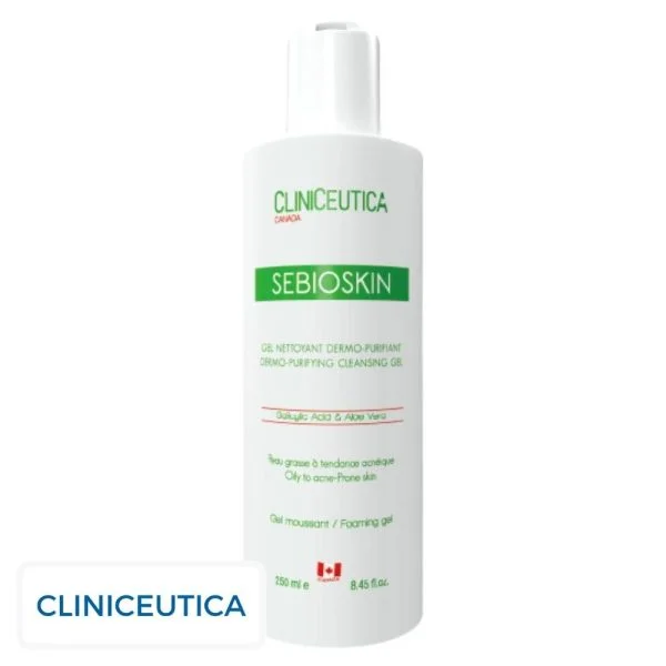 Cliniceutica Sebioskin Gel Nettoyant Dermo-purifiant 250ml