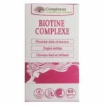 Boîte rose Complemax Biotine Complexe 60 gélules silhouette cheveux