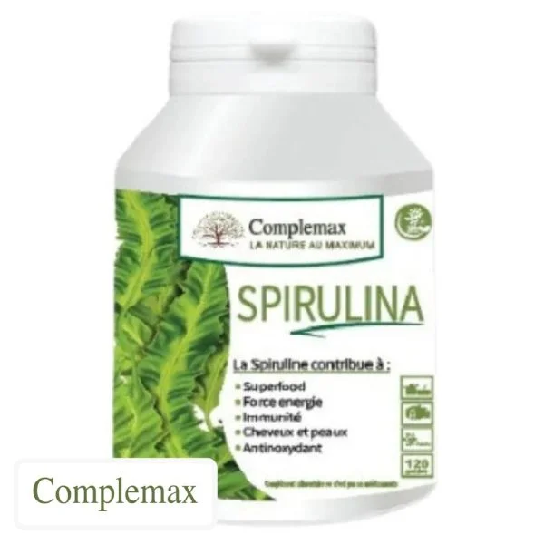 Complemax Spiruline 120 Gélules