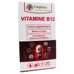Boîte Complemax Vitamine B12 60 gélules, packaging blanc et bordeaux