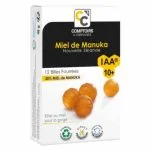 Étui noir et blanc de douze billes fourrées au miel de Manuka