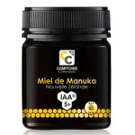 Pot noir de miel de Manuka IAA5+ de Nouvelle-Zélande, couvercle vissé