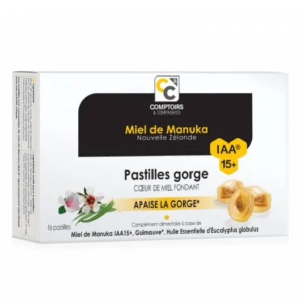 Comptoirs & Compagnies Miel De Manuka Pastilles Gorge Coeur De Miel Fondant Iaa 15+ 16u