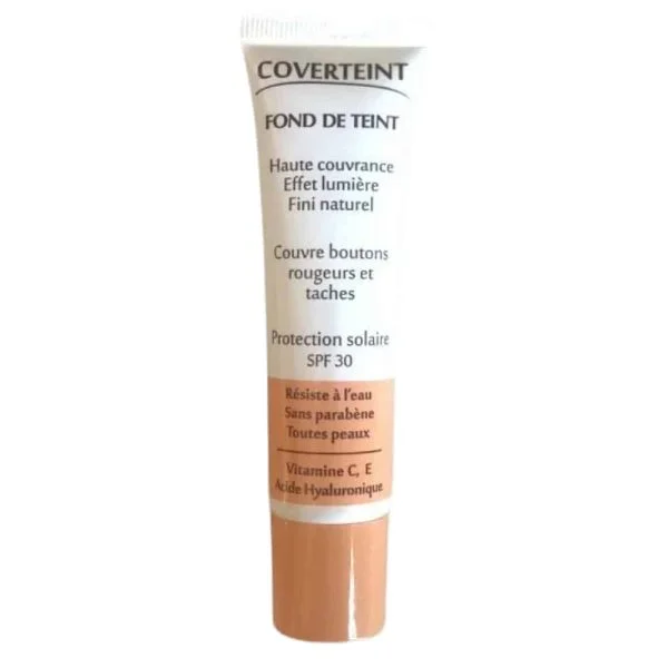 Coverteint Fond De Teint Haute Couvrance SPF30 N10 Blanc Rose 30ml