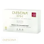 Étui blanc et doré Crescina HFSC 200 Woman avec deux ampoules de verre