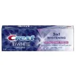 Étui bleu nuit Crest 3D White Deluxe 3in1 Whitening Vitalizing Fresh, 75 ml