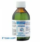 Flacon vert Curasept ADS 220 bain de bouche chlorhexidine 0,20% 200 ml