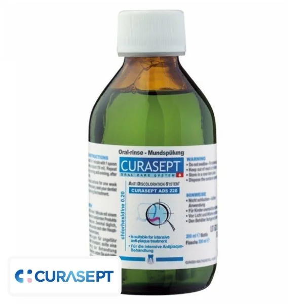 Curasept Ads 220 Bain De Bouche 0,20% Chx 200ml