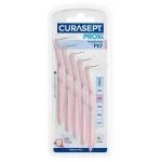 Blister cinq brossettes interdentaires roses coudées Curasept Proxi Angle P07