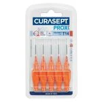 Blister cinq brossettes interdentaires orange Curasept Proxi T14 1,4 mm