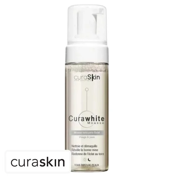 Curaskin Curawhite Mousse Nettoyante Éclat 150ml