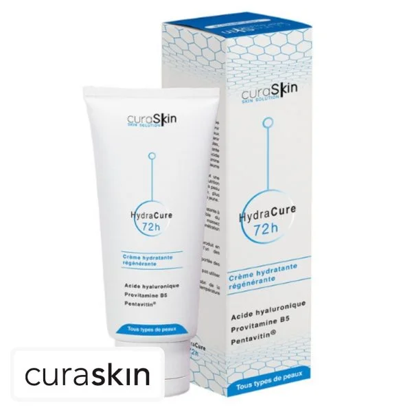 Curaskin Hydracure 72h Crème Hydratante Régénérante 50ml