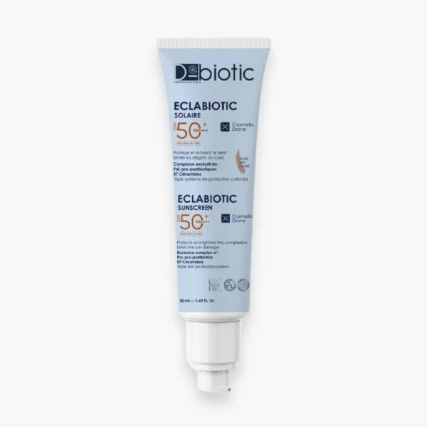 Tube D-Biotic Eclabiotic Solaire teinté très claire SPF50+ 50 ml