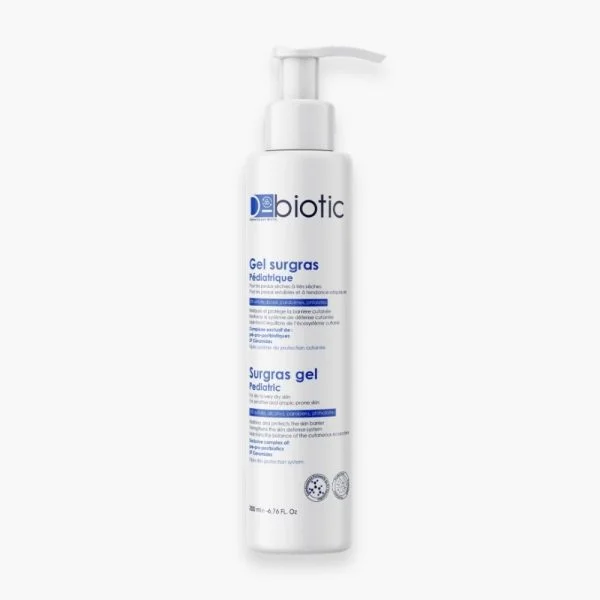 Flacon pompe blanc D-Biotic Gel surgras pédiatrique 200 ml