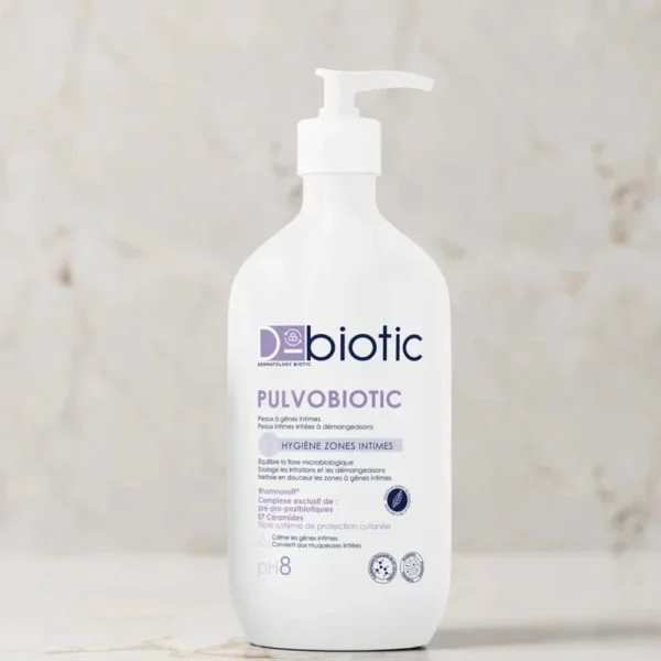 D-Biotic Pulvobiotic Hygiène Zones Intime pH 8 500ml – photo 2