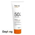 Tube blanc bouchon orange Daylong Extreme lait solaire liposomal SPF 50+