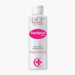 Flacon blanc DCP Septiplus pH 8, pastille rose et croix pharmacie