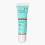 Tube turquoise DCP Urée 50 %, bandeau orange, bouchon blanc