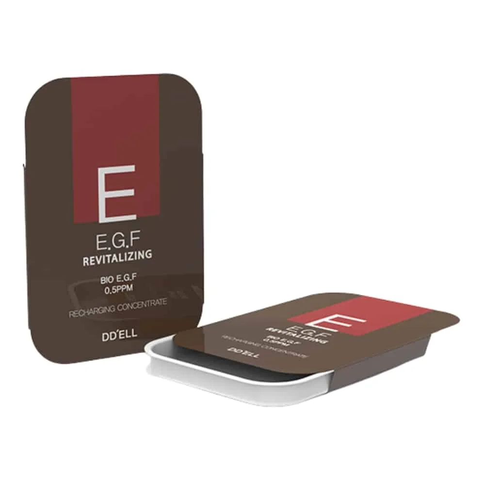ddell-e-egf-masque-revitalisant-32g.jpg Sachet brun et bordeaux DD'ELL E.G.F Revitalizing concentré rechargeant