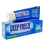 Tube et étui bleus Deep Freeze Pain Relief Cold Gel