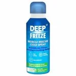Aérosol bleu Deep Freeze Muscle Rescue Cold Spray, capuchon bleu