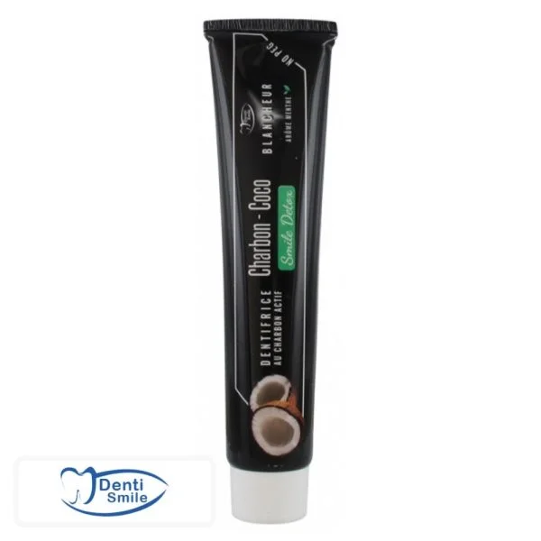 Denti Smile Detox Dentifrice Charbon Et Coco Goût Menthe 100g