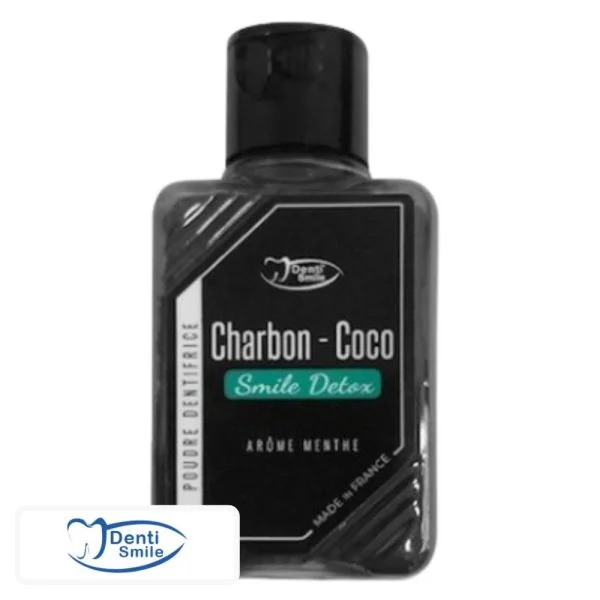 Denti Smile Detox Poudre Dentifrice Charbon Et Coco Goût Menthe 15g