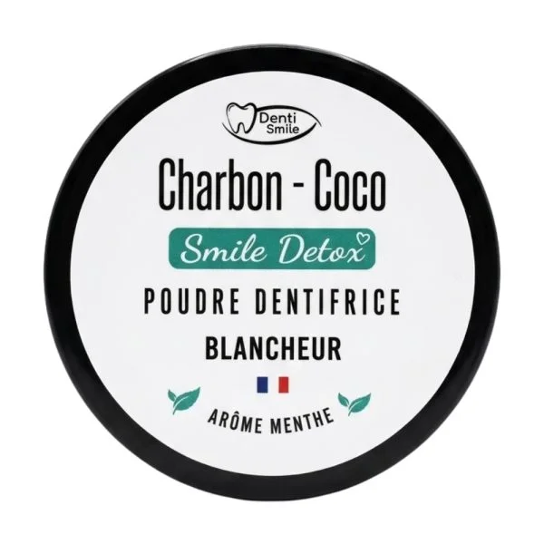 Denti-Smile Poudre Blancheur Au Charbon Coco Menthe 10g