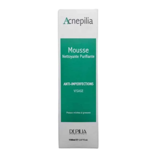 Depilia Acnepilia Mousse Nettoyante Purifiante Anti-imperfections 150ml