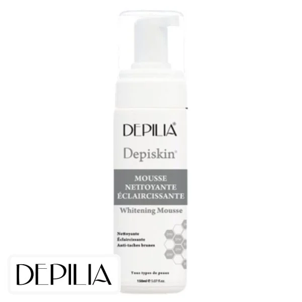 Depilia Depiskin Mousse Nettoyante Éclaircissante 150ml