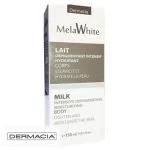 Étui blanc et beige Dermacia MelaWhite lait dépigmentant corps 150 ml