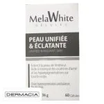 Boîte blanche et grise Dermacia MelaWhite gélules peau unifiée éclatante