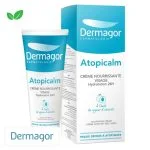 Tube et étui Dermagor Atopicalm crème nourrissante visage huile de noyaux d'abricots
