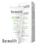 Tube et étui blancs à liseré vert Dermalift Expert Sébolift émulsion matifiante
