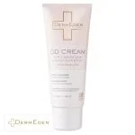 Tube rosé DermEden DD Cream teinte claire effet bonne mine SPF 50