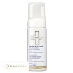 Flacon pompe blanc DermEden mousse nettoyante antioxydante 150 ml visage