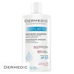 Flacon blanc Dermedic Capilarte shampooing apaisant cuir chevelu sensible 300 ml