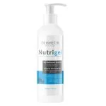 Flacon pompe blanc et bleu Dermetik Nutrigel gel nettoyant 500 ml