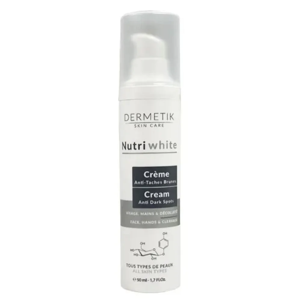 dermetik-nutriwhite-creme-anti-taches-brunes-50ml.jpg Flacon pompe airless Dermetik Nutriwhite crème anti-taches brunes 50 ml