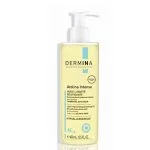 Flacon pompe jaune Dermina Atolina Intense huile lavante relipidante 400 ml