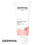 Tube blanc et rose Dermina Sensélina gel moussant apaisant 200 ml