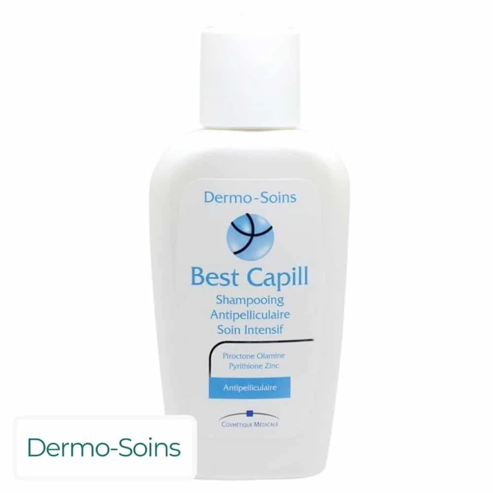 dermo-soins-best-capill-shampoing-anti-pelliculaire-soin-intensif-150ml.jpg Flacon blanc Best Capill shampooing antipelliculaire soin intensif 150 ml