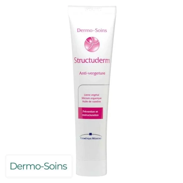 Tube blanc et rose Structuderm anti-vergetures Dermo-Soins 75 ml