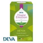 Boîte verte Deva Tisane Émotion Détox bio, 20 sachets, fleurs de Bach