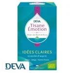Boîte turquoise Deva Tisane Émotion Idées Claires bio, 20 sachets
