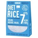 Étui bleu Diet-Food Diet Rice, grains de konjac bio visibles
