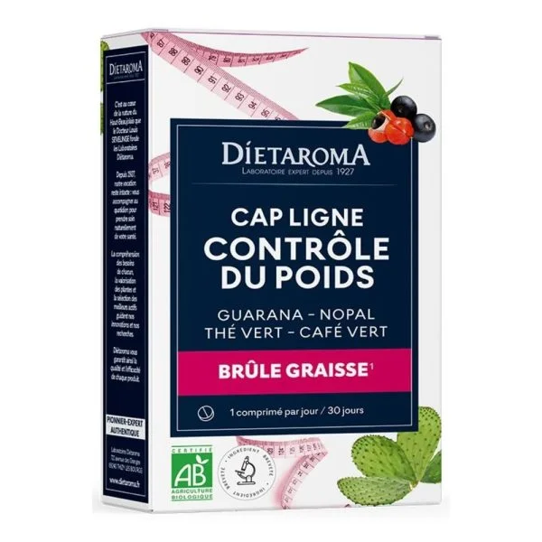 Dietaroma Cap Ligne Brûle-graisse Et Contrôle Du Poids 30 Comprimés