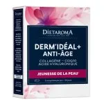 Boîte rose Diétaroma Derm'Idéal+ anti-âge collagène CoQ10 60 comprimés