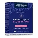 Boîte bleue Diétaroma Philaromal Probiotiques Flore Intime, 20 gélules