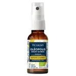 Flacon ambré spray Diétaroma Oléopolis gorge, propolis et huiles essentielles